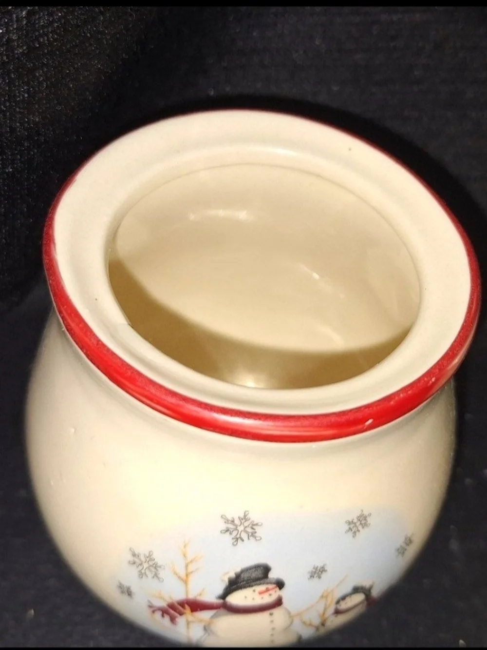 Cream Snowman Creamer And Gravy Boat w/Bonus